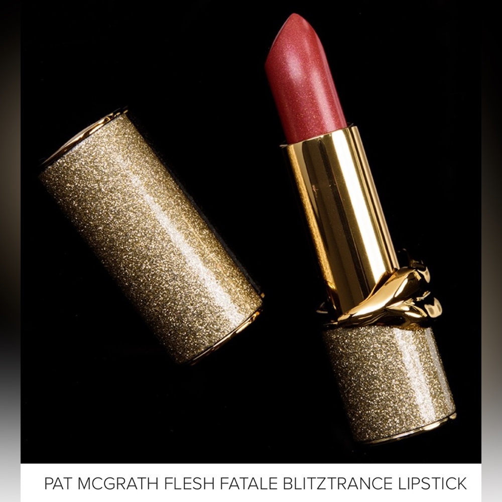 Pat McGrath- BlitzTrance Flesh Fatale Lipstick - Glittering Red-BNIB